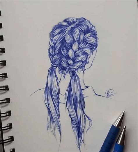 Braided Hair - Drawing Skill