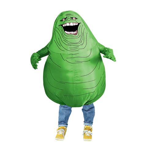 Карнавальный костюм из фильма Охотники за привидениями надувной зеленый ...