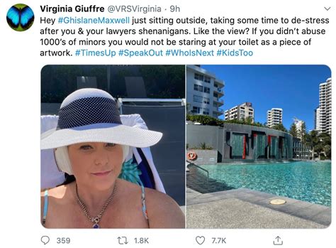 Epstein Sex Slave Taunts Madam Ghislaine Maxwell With Pool Selfie After Branding Trump