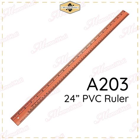 A Pvc Tailoring Ruler Pembaris Jahitan Shopee Malaysia