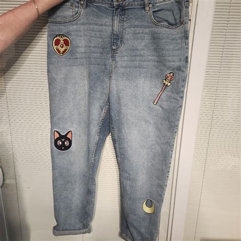 Hot Topic Jeans Sailor Moon Mom Jeans Nwot Poshmark