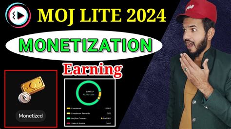 Moj Lite Monetization 2024 Moj Apps Account Monetization Kaise Kare