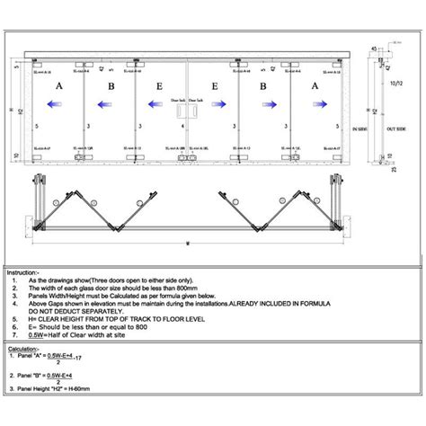 Three Panel Sliding Either Side Sl Plus Panel