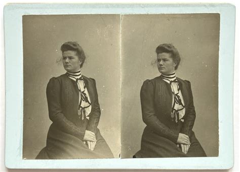 Portrait Belle Woman C Photography Stereo Amateur Vintage P C N EBay Australia