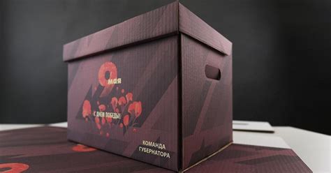 Упаковка для подарочных наборов к 9 мая — работы компании Антэк