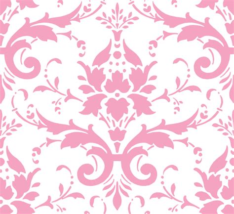 Pink Damask Clip Art at Clker.com - vector clip art online, royalty ...