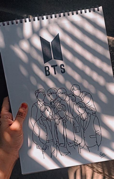 Pin By Dayana Resende On Bts Army Drawing Bts Drawings Easy Drawings