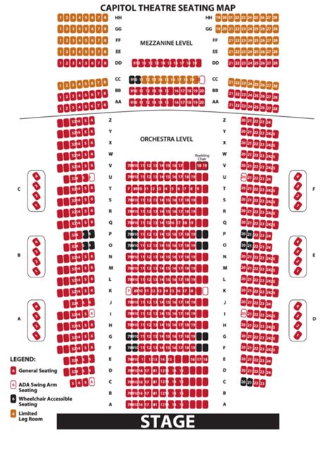 Capitol Theater Seating Chart Brokeasshome