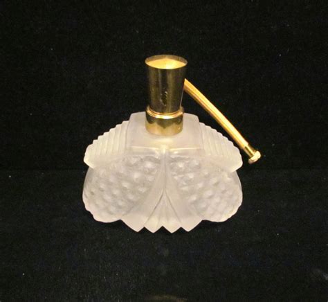 Irice Perfume Bottle White Frosted Bottle Vintage Art Deco Bottle Sati Power Of One Designs