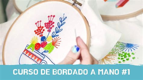 CURSO BORDADO A MANO BÁSICO PARA PRINCIPIANTES DESDE CERO YouTube