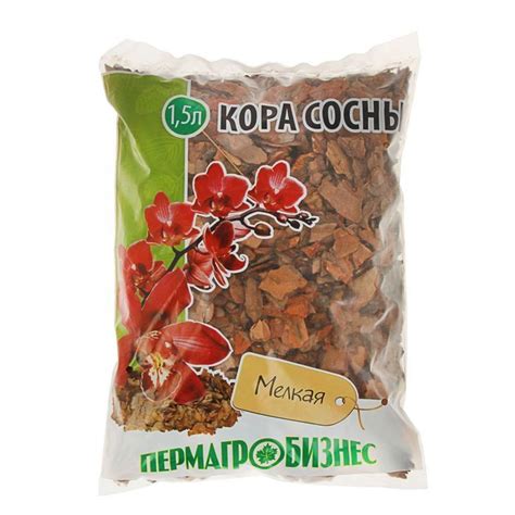 Добавка в почву Кора сосны, мелкая, 1,5 л - купить по низкой цене в ...