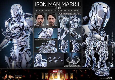 Armadura Mark Ii Do Homem De Ferro Relan Ada Em Nova Forma Pela Hot Toys Universo Marvel