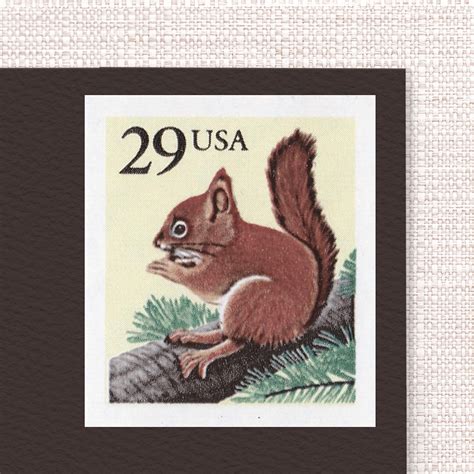 29 Squirrel Pack Of 25 Unused Stamps From 1993 Vintagepostagestamps