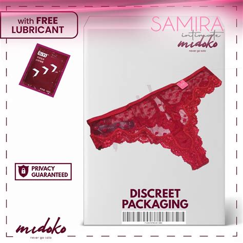 Samira Vicky Sylvia Cheeky Heart Lace Thong Open Back Panty Sexy Lingerie Shopee Philippines