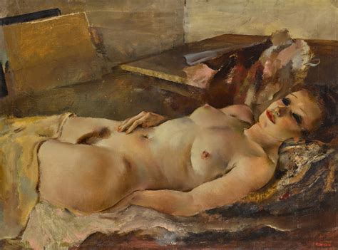 A Reclining Nude European British Art 2022 Sotheby S