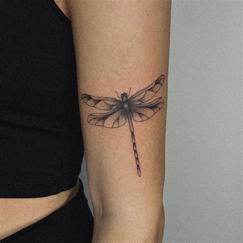 elegant dragonfly tattoo designs unique dainty  minimalist ideas