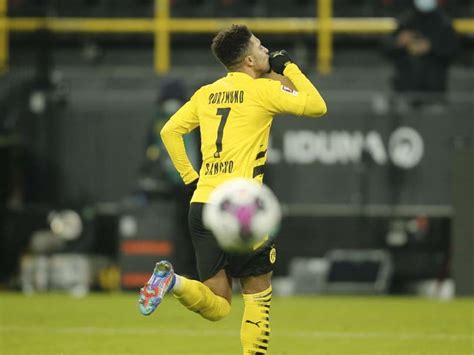 Bundesliga Jadon Sancho Ends Goal Drought To Help Put Borussia