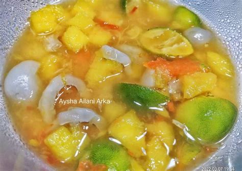 Resep Acar Nanas Rambutan Oleh Aysha Ailani Arka Cookpad