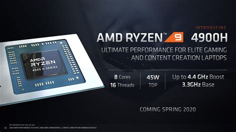 Amd Ryzen H Presentata La Nuova Cpu Renoir Per I Laptop Da Gaming