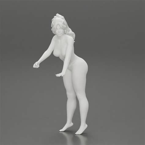 D Printable Naked Sexy Girl In Short Putting Gas In Car At Gasoline Station By Dgeschaft