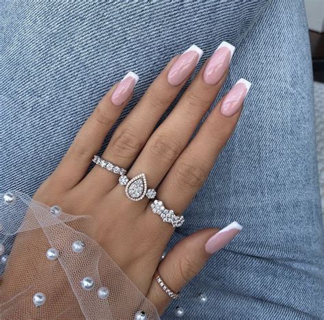 42 Mejores Diseños De Uñas En Tendencia 2019 Decoración 💅🏼 Classic Nails French Acrylic