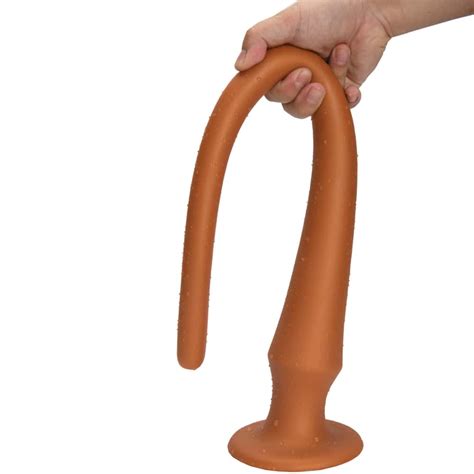 Tapón Anal superlargo de silicona consolador Anal grande juguete de