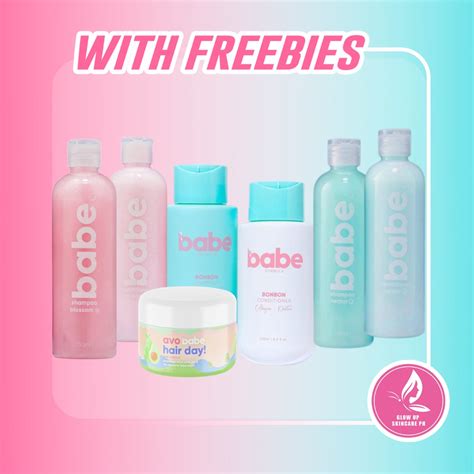 Original Babe Formula Bonbon Blossom Nectar Shampoo Conditioner Gleam Hair Spray Silicone B