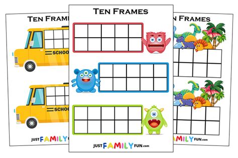 Ten Frame Printable Template - Infoupdate.org