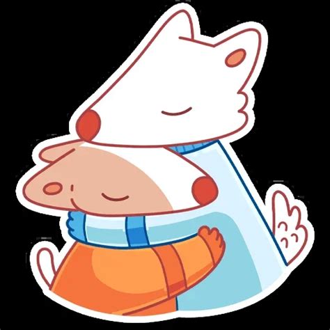 Белка и Стрелка Telegram stickers