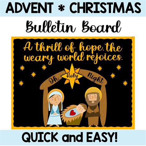 christmas christian bulletin boards 2