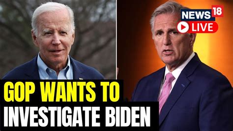 House Republicans Vow To Investigate Joe Bidens Classified Documents