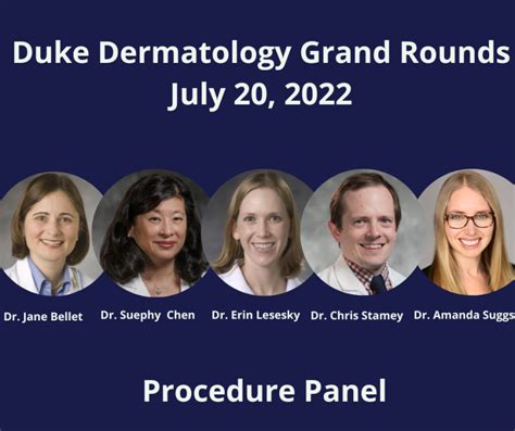 Grand Rounds July 20 2022 Duke Department Of Dermatology