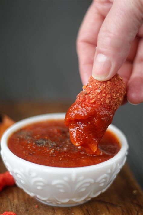 Flamin Hot Cheetos Mozarella Sticks