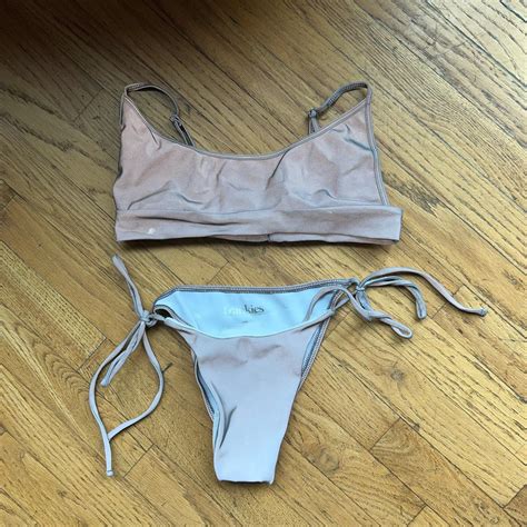Reflective Frankies Bikini Set Depop