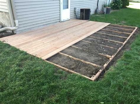 45 Simple Ground Level Deck Plans Inspiring Ornaments