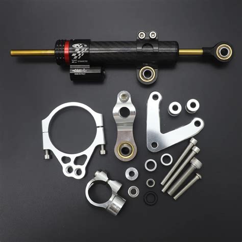 Amortiguador De Direcci N Cnc Para Motocicleta Kit De Montaje De