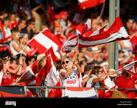 Deventer Netherlands 18th July 2017 Austrian Football Fans