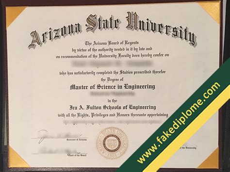 Where To Buy Arizona State University Fake Diploma