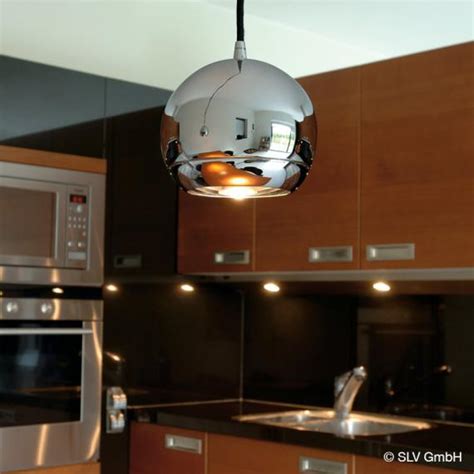 SLV Light Eye Pendant Light GU10 Chrome 133482 REUTER