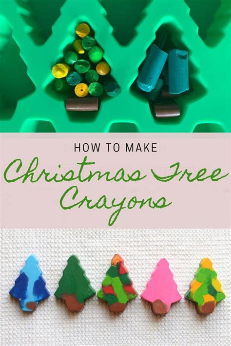 Melted Crayon Christmas Trees Living On Grace