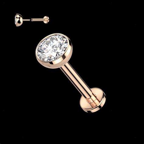 Титановая серьга пирсинг в хрящ, козелок, мочку, хеликс, трагус, губу ...