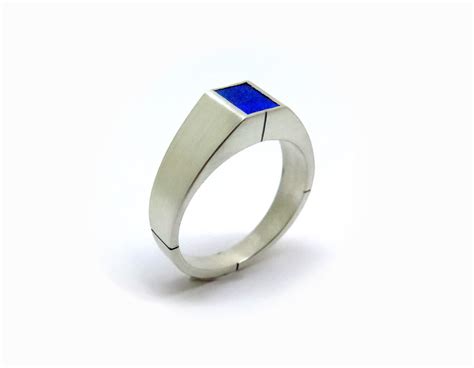 Chevaliere Lapis Lazuli Pour Homme Sale Fabricadascasas