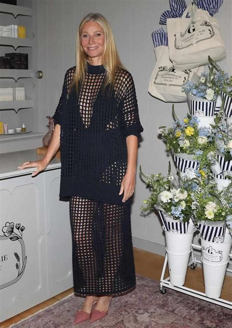 Gwyneth Paltrow Pairs A Tiny String Bikini With Coastal Boxers