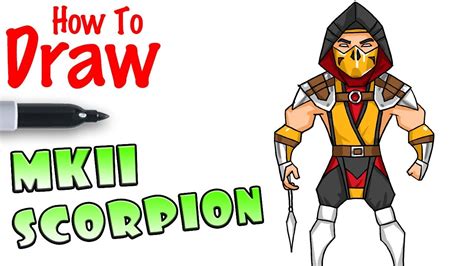 How To Draw Scorpion From Mortal Kombat Signalsteel19