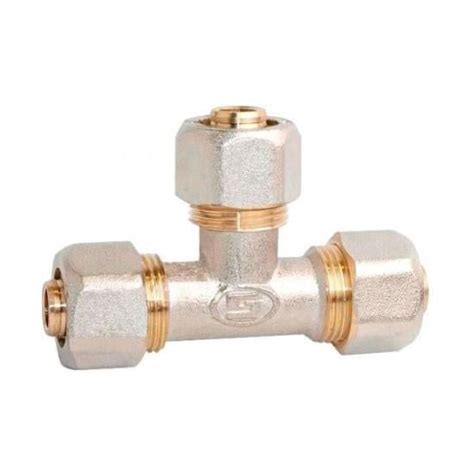 ᐉ Тройник обжимной Gross для металлопластиковых труб равнопроходный Ø ...