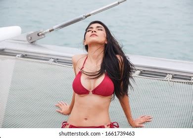 Portrait Sexy Asian Woman Wear Bikini Stock Photo Shutterstock