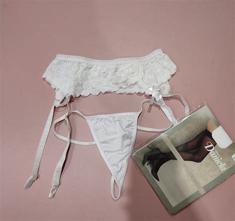 Cinta Liga Branca Lingerie Feminina Varios Nunca Usado Enjoei