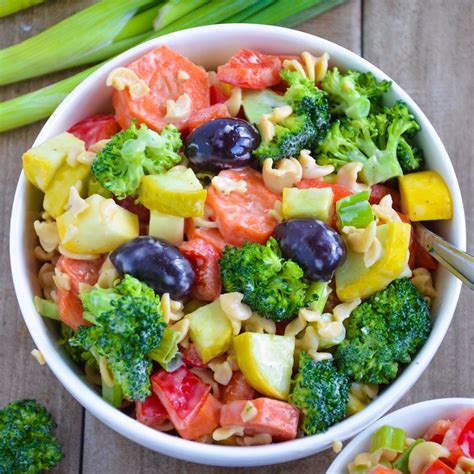 The healthiest creamy pasta salad – Artofit