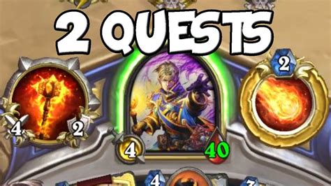 Completing 2 Quests In One Game Hearthstone Youtube