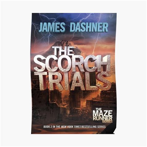 "The Scorch Trials Book Cover" Poster by A5-TheGlue | Redbubble